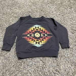 Tiny Whales Black Sweatshirt set